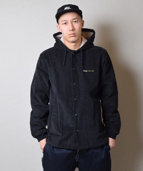 Back Channel（バックチャンネル）の「CORDUROY HOODED WINDBREAKER（その他アウター・メンズ・ブラック/ベージュ/ネイビー・MEDIUM/LARGE/X-LARGE/XX-LARGE/SMALL）」の5枚目の写真