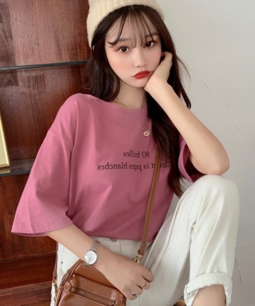 Bifrost(ビフレスト)の「フロントロゴTシャツ(Tシャツ/カットソー・レディース・ホワイト/パープル/ブルー・M/L)」の1枚目の写真