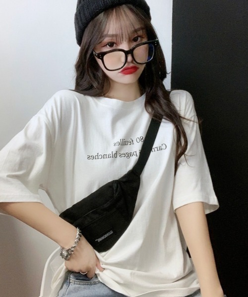Bifrost(ビフレスト)の「フロントロゴTシャツ(Tシャツ/カットソー・レディース・ホワイト/パープル/ブルー・M/L)」の2枚目の写真