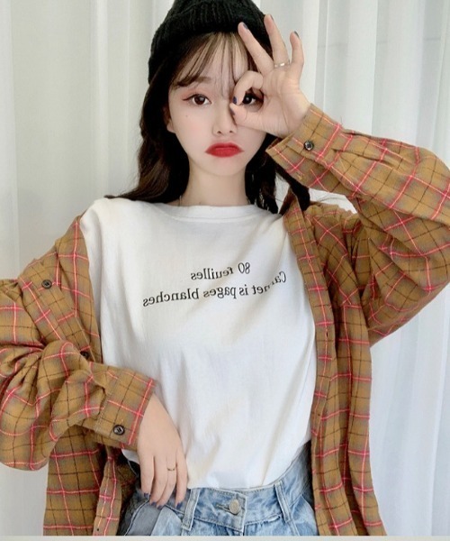 Bifrost(ビフレスト)の「フロントロゴTシャツ(Tシャツ/カットソー・レディース・ホワイト/パープル/ブルー・M/L)」の7枚目の写真