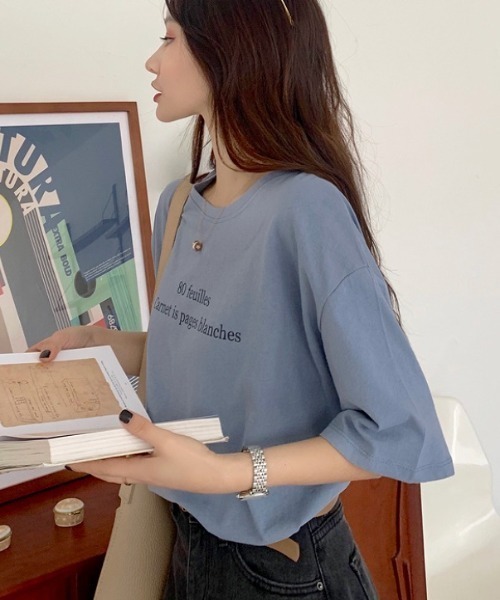 Bifrost(ビフレスト)の「フロントロゴTシャツ(Tシャツ/カットソー・レディース・ホワイト/パープル/ブルー・M/L)」の9枚目の写真
