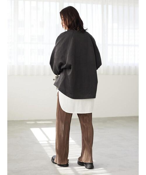 Sugar spoon(シュガースプーン)の「・SUGAR SPOON サテンプリーツパンツ*(その他パンツ・レディース・モカ/チャコールグレー/ブラック/グリーン・FREE)」の18枚目の写真