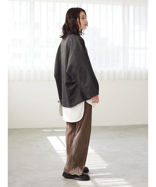 Sugar spoon(シュガースプーン)の「・SUGAR SPOON サテンプリーツパンツ*(その他パンツ・レディース・モカ/チャコールグレー/ブラック/グリーン・FREE)」の17枚目の写真