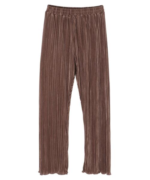 Sugar spoon(シュガースプーン)の「・SUGAR SPOON サテンプリーツパンツ*(その他パンツ・レディース・モカ/チャコールグレー/ブラック/グリーン・FREE)」の10枚目の写真