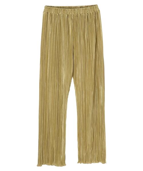 Sugar spoon(シュガースプーン)の「・SUGAR SPOON サテンプリーツパンツ*(その他パンツ・レディース・モカ/チャコールグレー/ブラック/グリーン・FREE)」の9枚目の写真