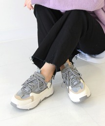 NOFALL | カラーコンビ厚底ダッドスニーカー(スニーカー)