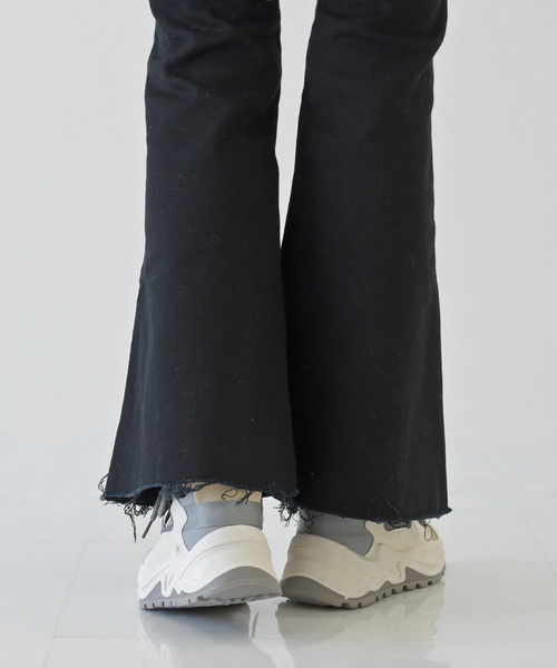 NOFALL（ノーフォール）の「カラーコンビ厚底ダッドスニーカー（スニーカー・レディース・ベージュ/グレー・LL/3L/S/M/L）」の19枚目の写真