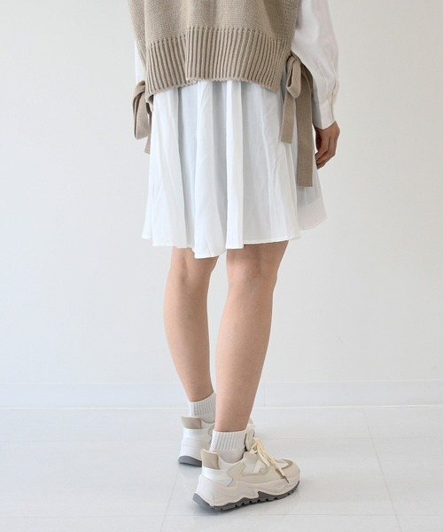 NOFALL（ノーフォール）の「カラーコンビ厚底ダッドスニーカー（スニーカー・レディース・ベージュ/グレー・LL/3L/S/M/L）」の13枚目の写真