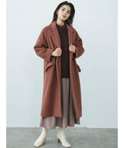 LAGUNAMOON（ラグナムーン）の「ベンツデザインウールコート（その他アウター・レディース・ブラック/ピンク/モカ・SMALL/MEDIUM）」の22枚目の写真