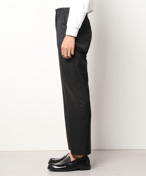 Name.(ネーム)の「【Name.】WOOL CHECK EASY SLACKS(スラックス・メンズ・ネイビー/ブラック・1/0)」の4枚目の写真