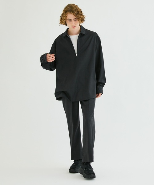 Name.(ネーム)の「【Name.】WOOL CHECK EASY SLACKS(スラックス・メンズ・ネイビー/ブラック・1/0)」の7枚目の写真