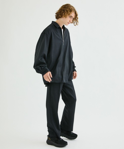 Name.(ネーム)の「【Name.】WOOL CHECK EASY SLACKS(スラックス・メンズ・ネイビー/ブラック・1/0)」の10枚目の写真