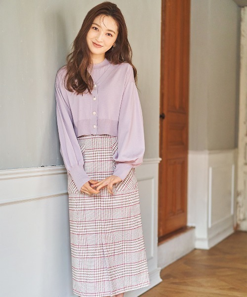 ウィルセレクション　タイトスカート 美品】ウィルセレクション WILLSELECTION チェックタイト