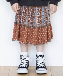 BREEZE | 総柄プリーツスカート(スカート)