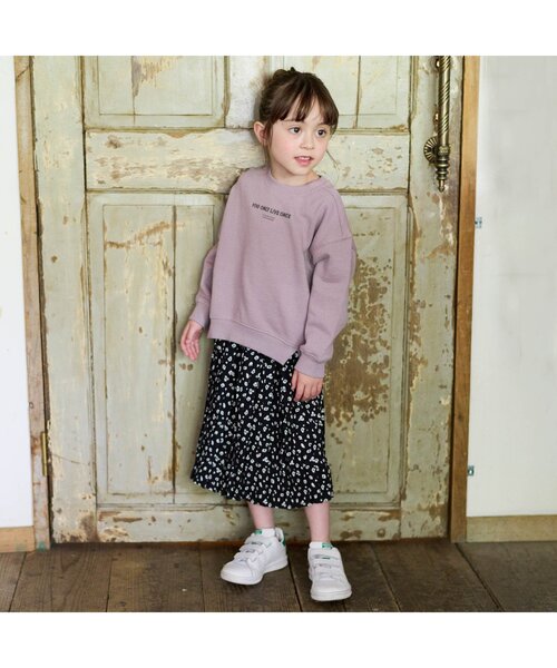 BREEZE（ブリーズ）の「総柄プリーツスカート（スカート・キッズ・ネイビー/ブラウン/ブラック・100/140/120）」の4枚目の写真