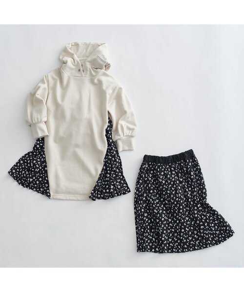 BREEZE（ブリーズ）の「総柄プリーツスカート（スカート・キッズ・ネイビー/ブラウン/ブラック・100/140/120）」の13枚目の写真