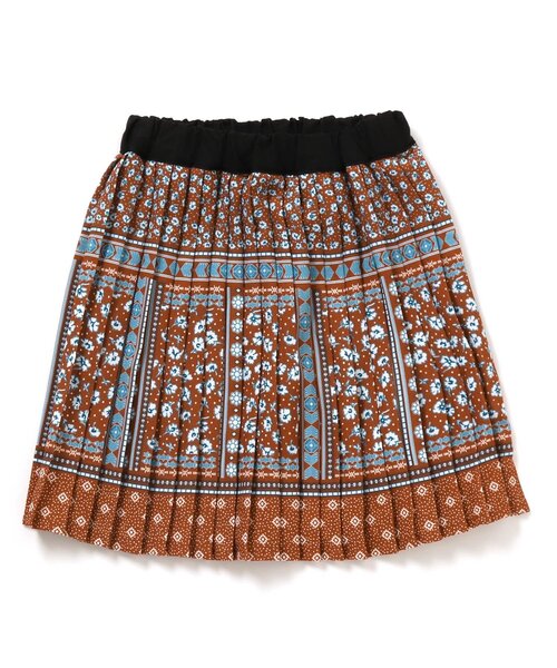 BREEZE（ブリーズ）の「総柄プリーツスカート（スカート・キッズ・ネイビー/ブラウン/ブラック・100/140/120）」の15枚目の写真