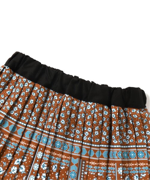 BREEZE（ブリーズ）の「総柄プリーツスカート（スカート・キッズ・ネイビー/ブラウン/ブラック・100/140/120）」の20枚目の写真