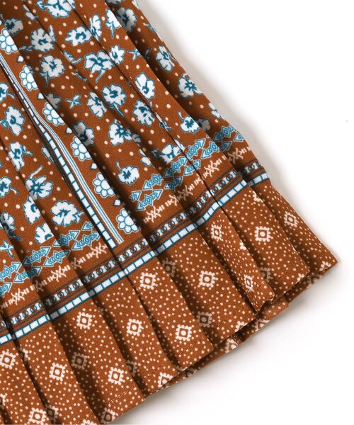 BREEZE（ブリーズ）の「総柄プリーツスカート（スカート・キッズ・ネイビー/ブラウン/ブラック・100/140/120）」の21枚目の写真