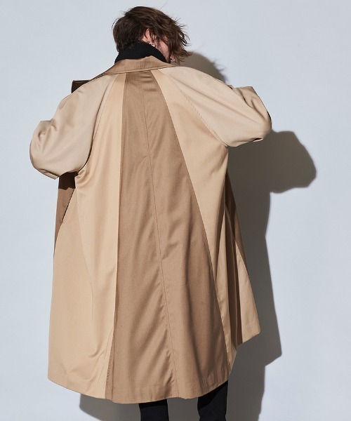 NO ID.(ノーアイディ)の「mj8201- ダブルブレストBIGロングコート(その他アウター・メンズ・ブラック/ベージュ/グレー・ONE SIZE)」の22枚目の写真
