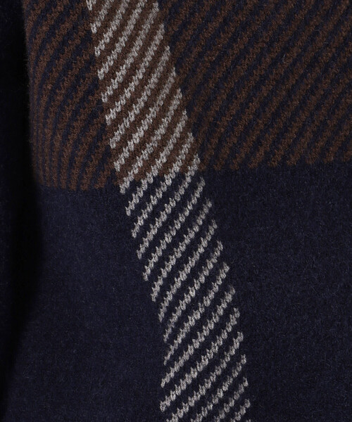 COMME CA ISM（コムサイズム）の「チェック柄 Ｖネックカーディガン（カーディガン/ボレロ・メンズ・ブラック/ネイビー/グレー・MEDIUM/LARGE）」の16枚目の写真