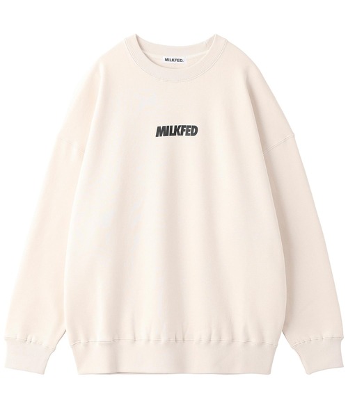 MILKFED.（ミルクフェド）の「SLANT LOGO BIG SWEAT CREW NECK