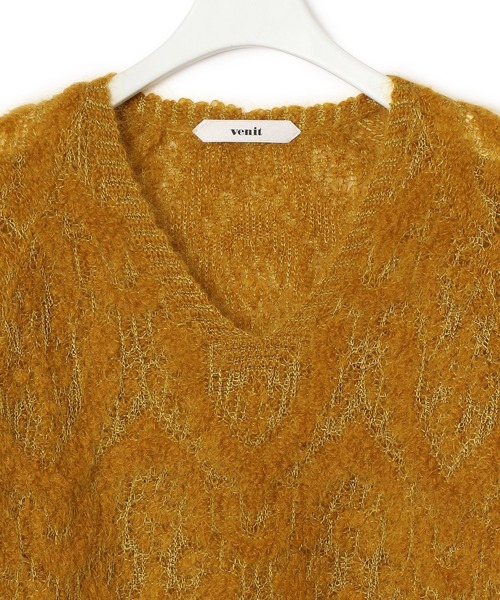 venit(ヴェニット)の「【VENIT】MOHAIR JAQUARD KNIT(ニット venit(ヴェニット)の「【VENIT】MOHAIR JAQUARD KNIT(ニット