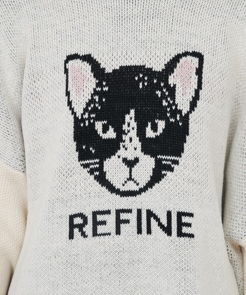 BONbazaar（ボンバザール）の「ネコジャガードニット（ニット/セーター・レディース・ホワイト系その他/ブラウン/ブルー系その他・FREE）」の18枚目の写真