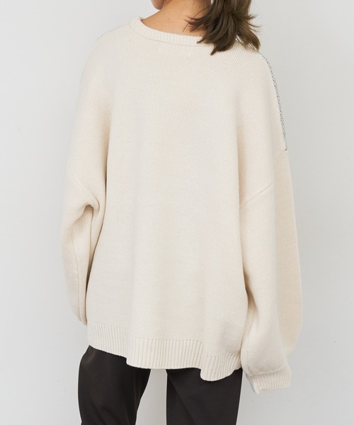 BONbazaar（ボンバザール）の「ネコジャガードニット（ニット/セーター・レディース・ホワイト系その他/ブラウン/ブルー系その他・FREE）」の14枚目の写真