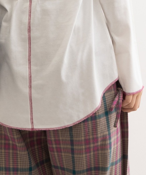 POU DOU DOU(プードゥドゥ)の「ギザギザステッチフルーツロングスリーブTee(Tシャツ/カットソー・レディース・ベージュ/オフホワイト・3)」の12枚目の写真
