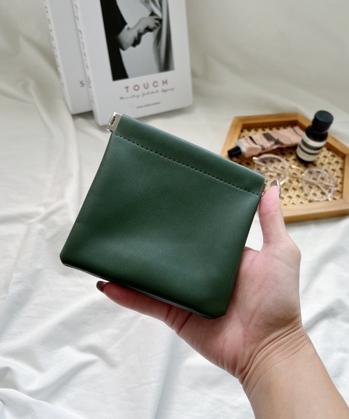 楽天市場】【new】本革 ポーチ 20×12.5cm バッグインバッグ 自立