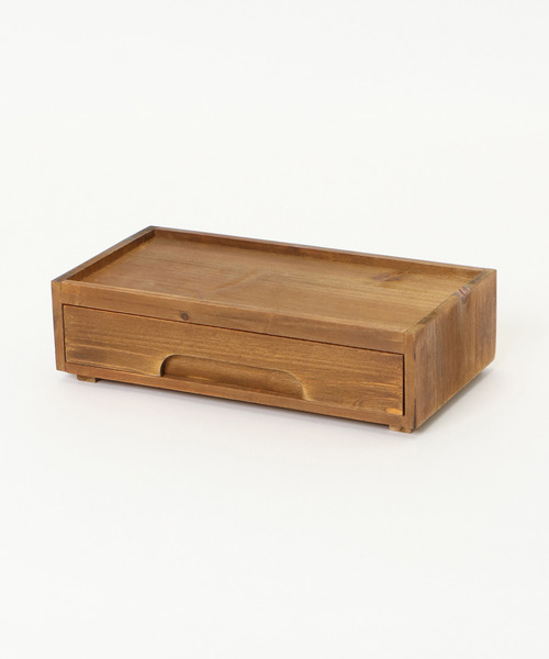 LBC（エルビーシー）の「【スタッキング対応アイテム】ウッド スタッキング 小物入れ S（収納グッズ・レディース・ブラウン/ライトブラウン・FREE）」の16枚目の写真