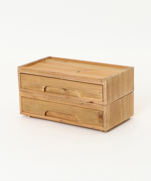 LBC（エルビーシー）の「【スタッキング対応アイテム】ウッド スタッキング 小物入れ S（収納グッズ・レディース・ブラウン/ライトブラウン・FREE）」の20枚目の写真