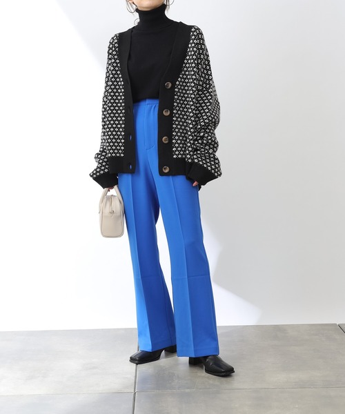 COLONY 2139（コロニートゥーワンスリーナイン）の「ストレッチイージーケアパンツ(フレア2)（その他パンツ・レディース・ブラック/ブルー/グリーン・SMALL/MEDIUM/LARGE）」の4枚目の写真