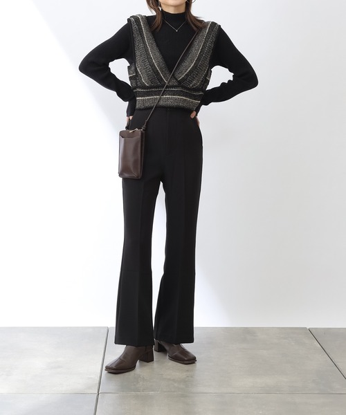 COLONY 2139（コロニートゥーワンスリーナイン）の「ストレッチイージーケアパンツ(フレア2)（その他パンツ・レディース・ブラック/ブルー/グリーン・SMALL/MEDIUM/LARGE）」の7枚目の写真