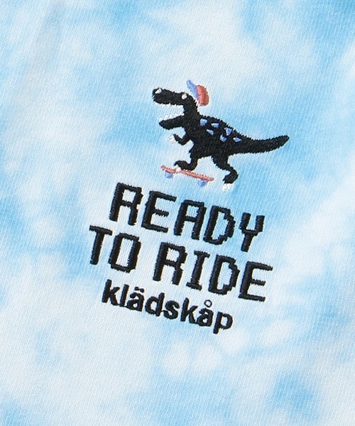kladskap(クレードスコープ)の「タイダイ恐竜長袖Tシャツ(Tシャツ/カットソー・キッズ・ライトブルー/グレー・90cm/110cm/100cm/120cm/130cm)」の8枚目の写真
