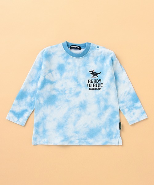 kladskap(クレードスコープ)の「タイダイ恐竜長袖Tシャツ(Tシャツ/カットソー・キッズ・ライトブルー/グレー・90cm/110cm/100cm/120cm/130cm)」の15枚目の写真