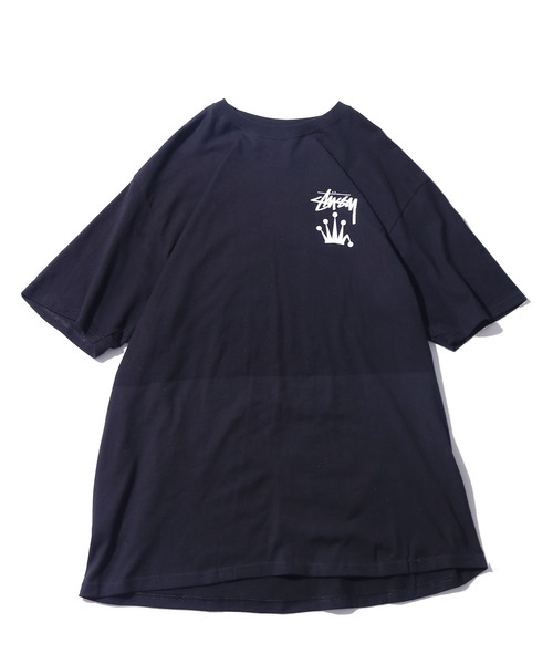 STUSSY(ステューシー)の「STUSSY/ステューシー STOCK CROWN TEE ブランドロゴ バックプリント クラウン ビッグシルエット(Tシャツ/カットソー・メンズ・ブラック/ホワイト/オレンジ・XL/L/S)」の14枚目の写真