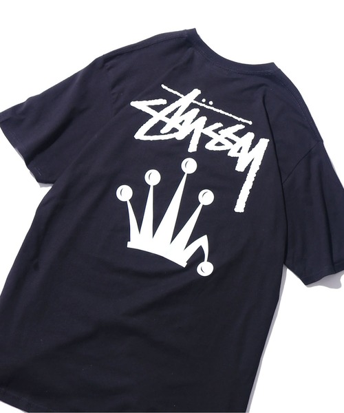 STUSSY(ステューシー)の「STUSSY/ステューシー STOCK CROWN TEE ブランドロゴ バックプリント クラウン ビッグシルエット(Tシャツ/カットソー・メンズ・ブラック/ホワイト/オレンジ・XL/L/S)」の16枚目の写真
