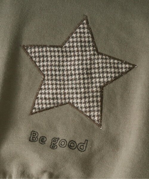 BREEZE by yumi.（ブリーズバイユミ）の「WEB限定 パッチワークトレーナー【BREEZE by yumi.】（スウェット・キッズ・ベージュ/ブラウン/カーキ/ネイビー・100/110/120/130/90/80/140）」の21枚目の写真