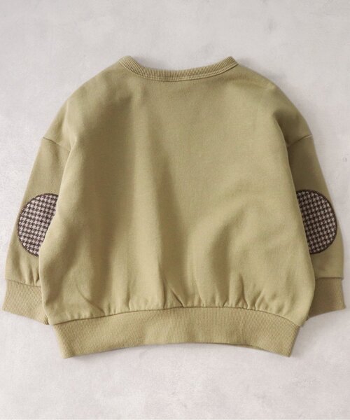 BREEZE by yumi.（ブリーズバイユミ）の「WEB限定 パッチワークトレーナー【BREEZE by yumi.】（スウェット・キッズ・ベージュ/ブラウン/カーキ/ネイビー・100/110/120/130/90/80/140）」の17枚目の写真