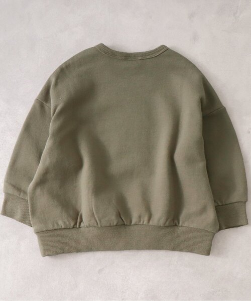 BREEZE by yumi.（ブリーズバイユミ）の「WEB限定 パッチワークトレーナー【BREEZE by yumi.】（スウェット・キッズ・ベージュ/ブラウン/カーキ/ネイビー・100/110/120/130/90/80/140）」の18枚目の写真