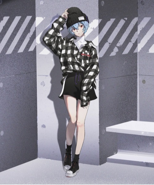 RADIO EVA(ラヂオエヴァ)の「RADIO EVA 555 EVANGELION LINE SKIRT(スカート・レディース・ブラック×ブラック・FREE)」の9枚目の写真