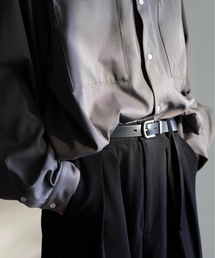 LILL | 3点尾錠リアルレザーロングナローベルト(ベルト)