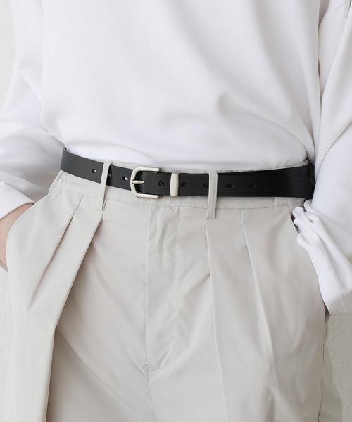 【完売品】全色3点セット　ナローロングレザーベルト セール】Long Leather Narrow Belt/ロングレザーナローベルト