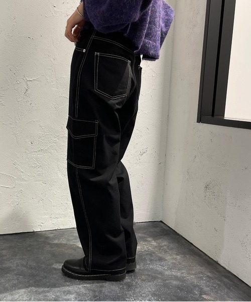 apres jour mignon（アプレジュールミニョン）の「カーゴパンツ【ZOZOTOWN限定アイテム】（カーゴパンツ・レディース・ボルドー/ブラック/ダークグリーン・MEDIUM/X-LARGE/SMALL）」の6枚目の写真