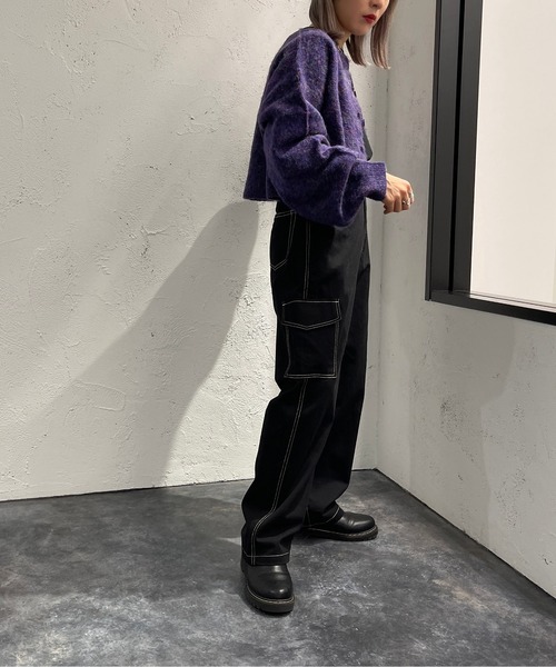 apres jour mignon（アプレジュールミニョン）の「カーゴパンツ【ZOZOTOWN限定アイテム】（カーゴパンツ・レディース・ボルドー/ブラック/ダークグリーン・MEDIUM/X-LARGE/SMALL）」の8枚目の写真