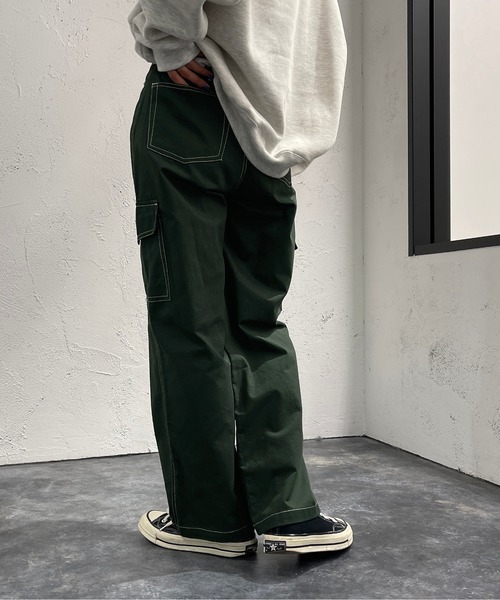 apres jour mignon（アプレジュールミニョン）の「カーゴパンツ【ZOZOTOWN限定アイテム】（カーゴパンツ・レディース・ボルドー/ブラック/ダークグリーン・MEDIUM/X-LARGE/SMALL）」の11枚目の写真