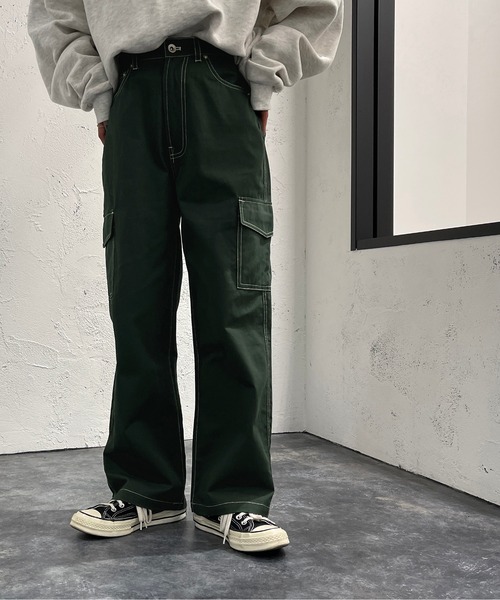 apres jour mignon（アプレジュールミニョン）の「カーゴパンツ【ZOZOTOWN限定アイテム】（カーゴパンツ・レディース・ボルドー/ブラック/ダークグリーン・MEDIUM/X-LARGE/SMALL）」の13枚目の写真