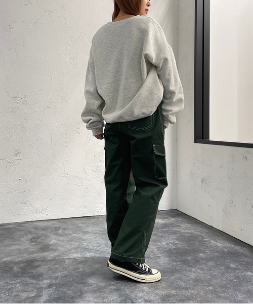 apres jour mignon（アプレジュールミニョン）の「カーゴパンツ【ZOZOTOWN限定アイテム】（カーゴパンツ・レディース・ボルドー/ブラック/ダークグリーン・MEDIUM/X-LARGE/SMALL）」の16枚目の写真